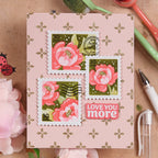 Waffle Flower Dashed Lattice Dots Stencils 422326 love you