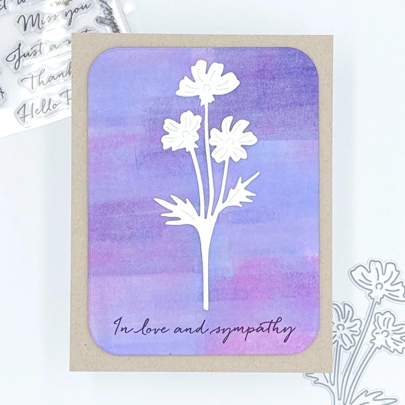 Waffle Flower Dry Flowers Dies 422004 sympathy