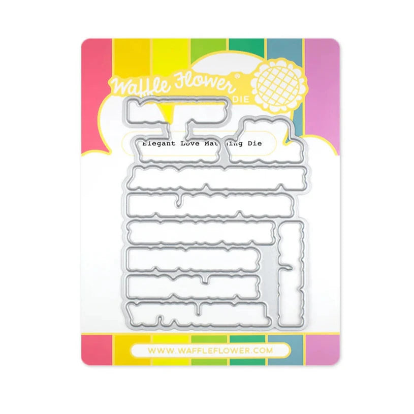 Waffle Flower Elegant Love Matching Die 421602
