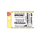 Waffle Flower Elf-tastic Sentiments Clear Stamps 422123