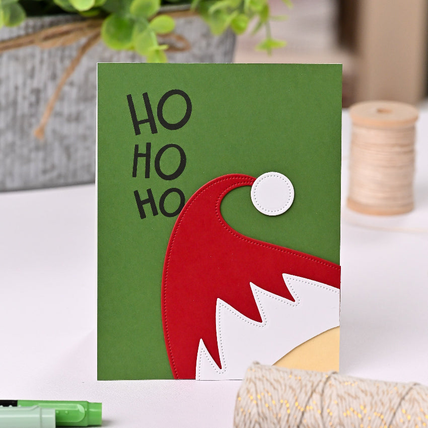 Waffle Flower Elf-tastic Sentiments Clear Stamps 422123 ho ho ho