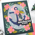 Waffle Flower Floral Anchor Dies 422077 flowers