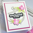 Waffle Flower Floral Anchor Dies 422077 hope