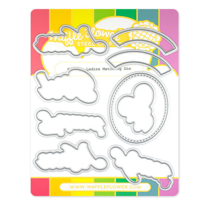 Waffle Flower For The Ladies Clear Stamp and Die Set WFC1331 product image 2