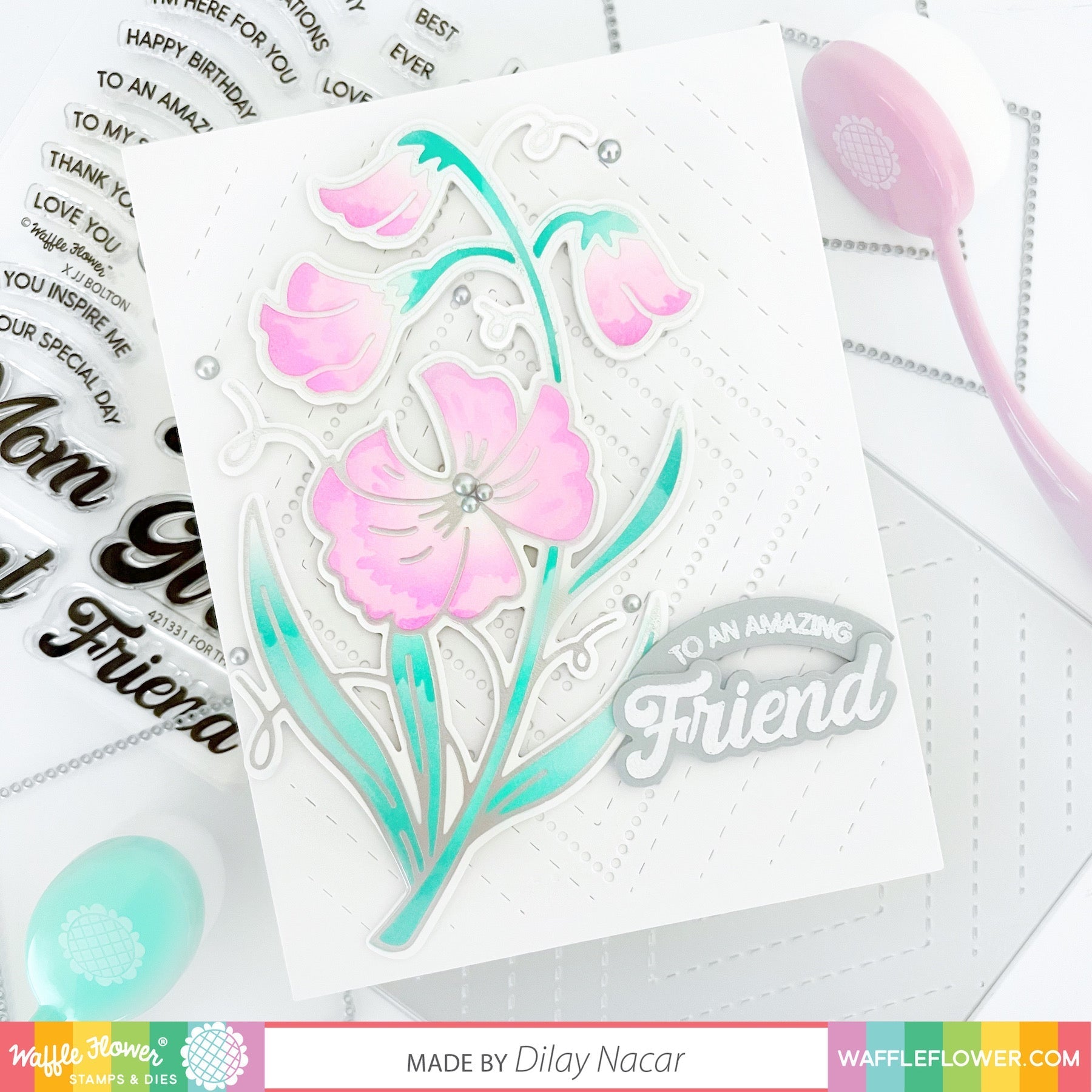 Waffle Flower For The Ladies Matching Dies 421332 flowers