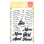 Waffle Flower For The Ladies Sentiments Clear Stamps 421331