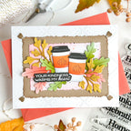 Waffle Flower Fringe Frames Dies 422234 leaves