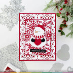 Waffle Flower Frosty Panel Die 421884 snowman