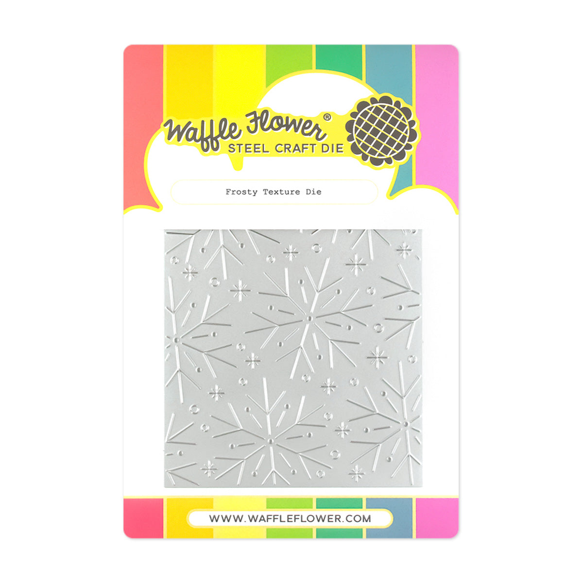 Waffle Flower Frosty Texture Die 421886