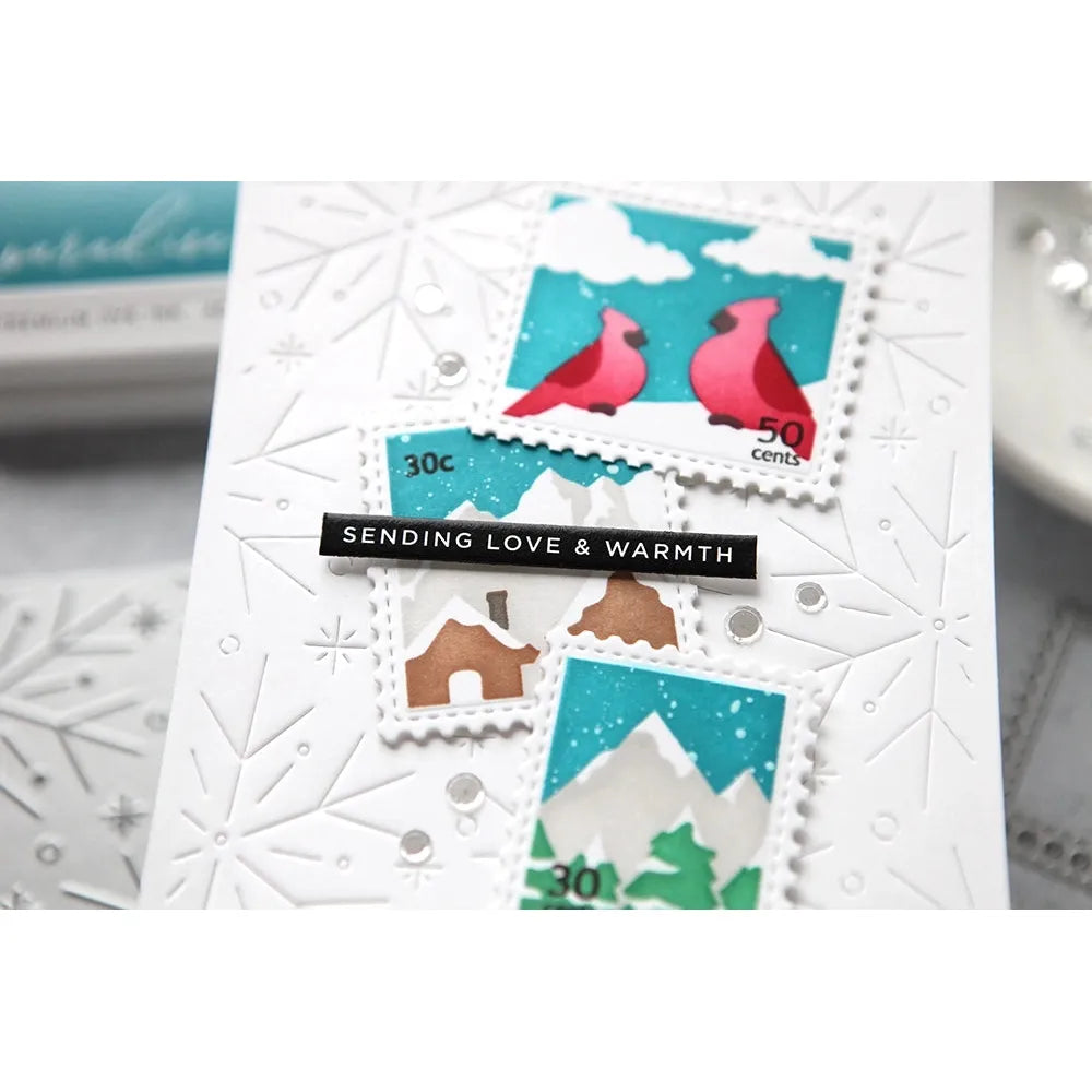 Waffle Flower Frosty Texture Die 421886 mountains | color-code:ALT01