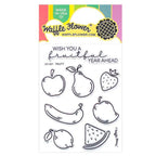 Waffle Flower Fruity Clear Stamps 421451