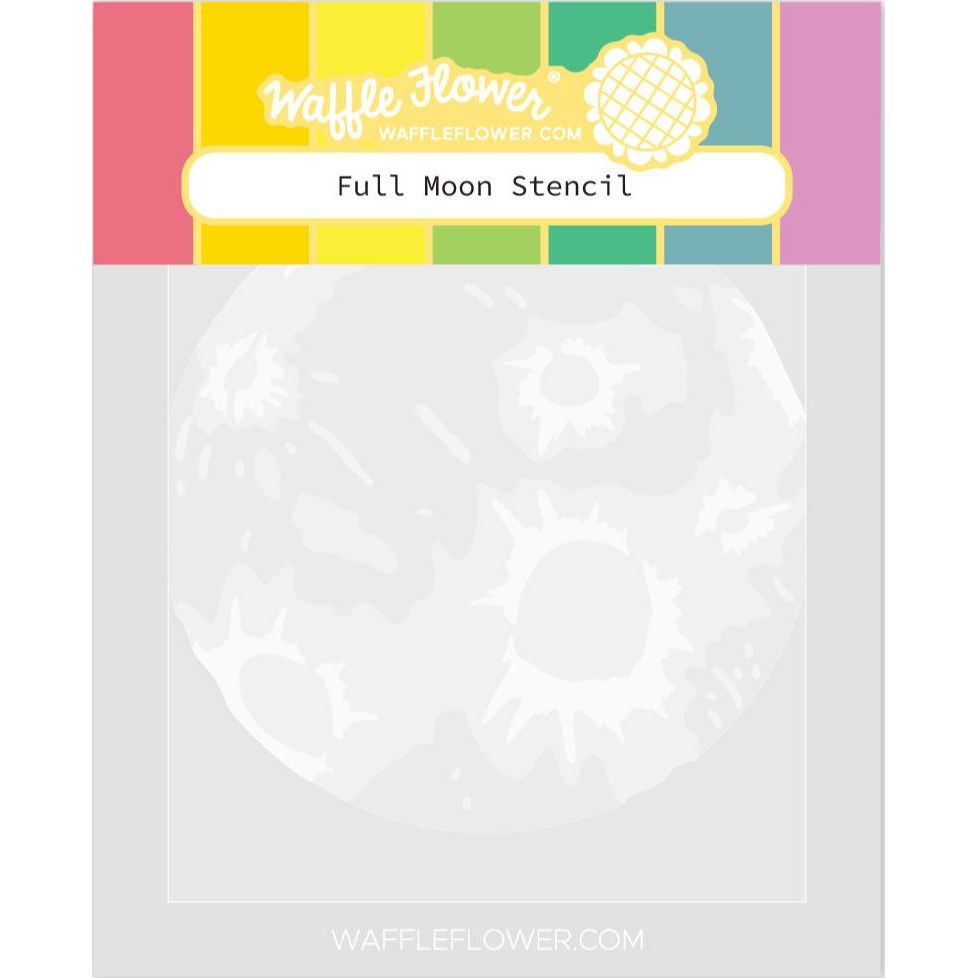 Waffle Flower Full Moon Stencils 421850