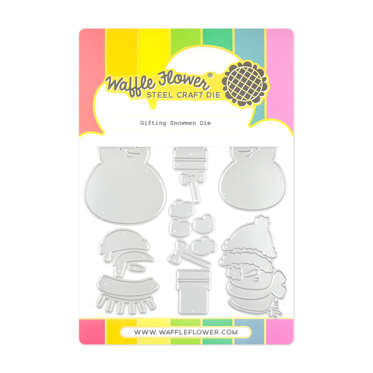 Waffle Flower Gifting Snowmen Dies 421627