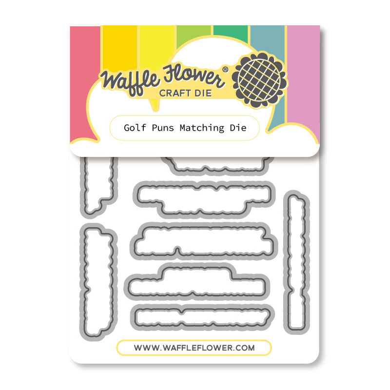 Waffle Flower Golf Puns Matching Dies 422544
