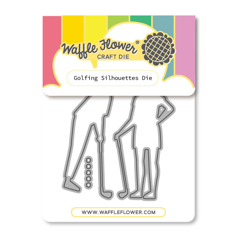 Waffle Flower Golfing Silhouettes Dies 422542
