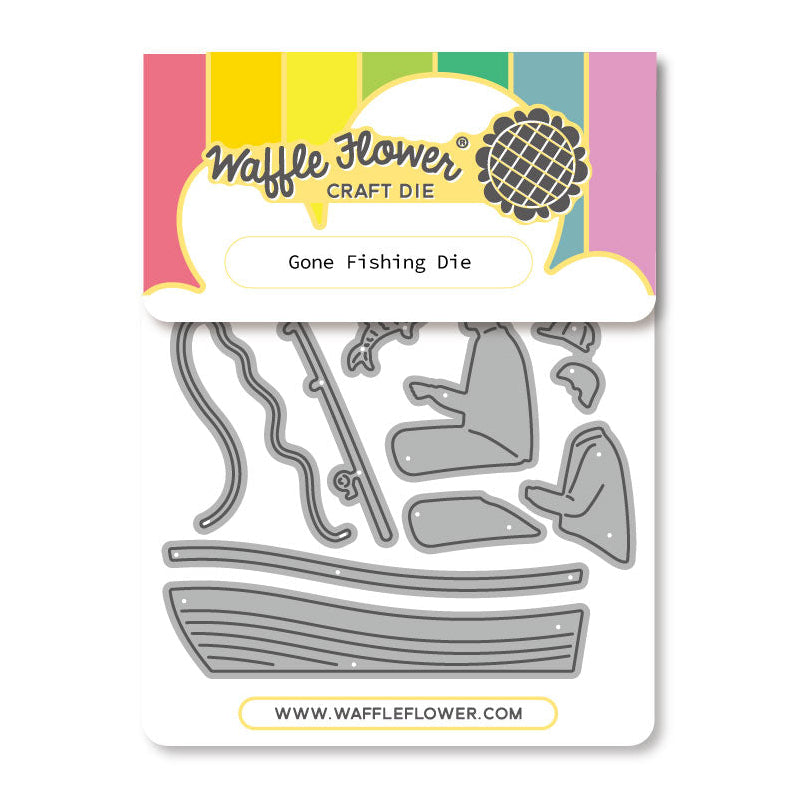 Waffle Flower Gone Fishing Dies 422556