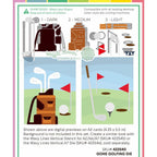 Waffle Flower Gone Golfing Dies 422540 layering guide