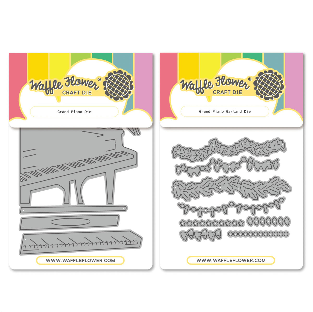 Waffle Flower Grand Piano and Grand Piano Garland Die Seta