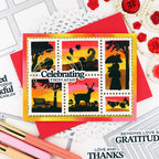 Waffle Flower Grateful Heart Sentiments Clear Stamps 422265 celebrate