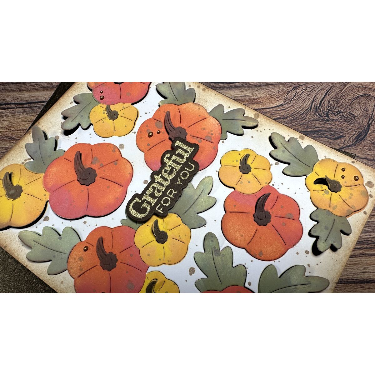 Waffle Flower Grateful Heart Sentiments Clear Stamps 422265 pumpkins | color-code:ALT01