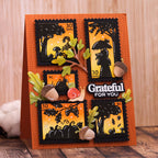 Waffle Flower Grateful Heart Sentiments Matching Dies 422266 grateful