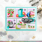 Waffle Flower Green Thumb Sentiments Clear Stamp and Die Set little insects | color-code:ALT02