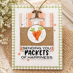 Waffle Flower Green Thumb Sentiments Matching Dies 422482 seed packet