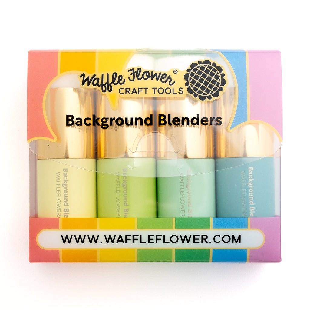 Waffle Flower Greens Background Blender Brushes wft062