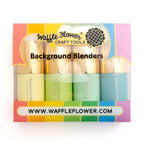 Waffle Flower Greens Background Blender Brushes wft062