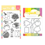Waffle Flower Hand Delivered Clear Stamps and Die Set