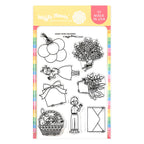 Waffle Flower Hand Delivered Clear Stamps and Die Set stamp