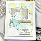 Waffle Flower Happy Birthday Piercing Dies 422046 happy birthday
