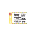 Waffle Flower Happy Birthday and Piercing Die Set product image 1