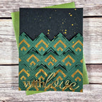 Waffle Flower Happy Chevrons Texture Die 422338 with love | color-code:ALT01