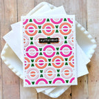 Waffle Flower Happy Circles Panel Die 422335 hello