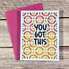 Waffle Flower Happy Circles Stencils 422339 orange | color-code:ALT01