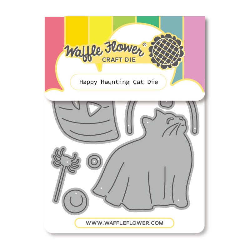 Waffle Flower Happy Haunting Cat and Cat Silhouette Die Set product image 1