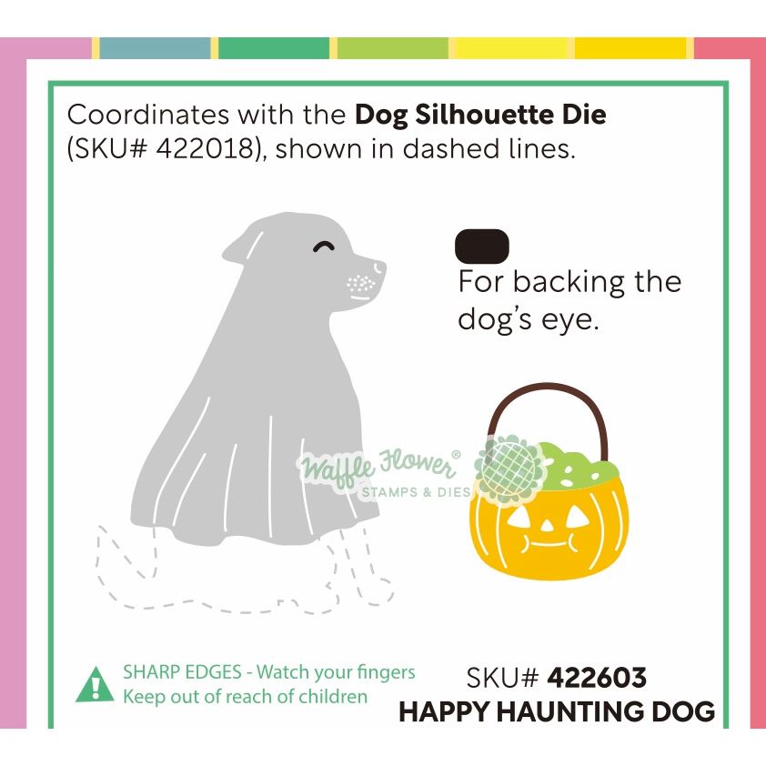 Waffle Flower Happy Haunting Dog Dies 422603 layering guide