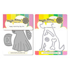 Waffle Flower Happy Haunting Dog and Dog Silhouette Die Set