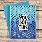 Waffle Flower Happy Leaves Texture Die 422334 blue ombre | color-code:ALT02