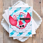 Waffle Flower Happy Lobster Dies 422469 googly eyes