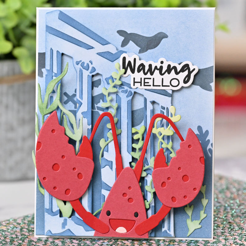 Waffle Flower Happy Lobster Dies 422469 underwater scene