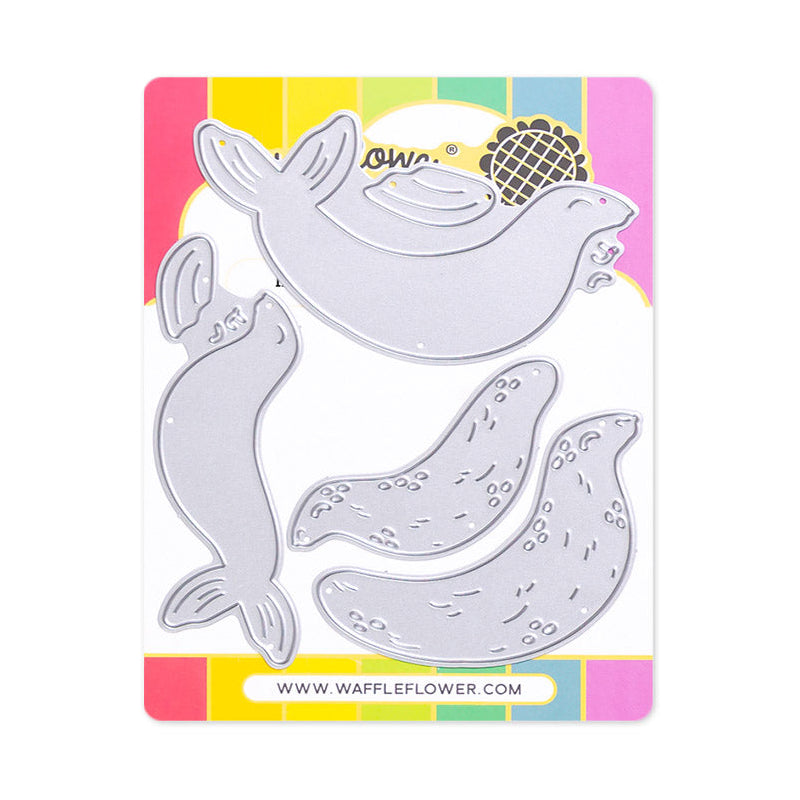 Waffle Flower Happy Seals Dies 422470
