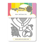 Waffle Flower Heart Balloons Dies 422572
