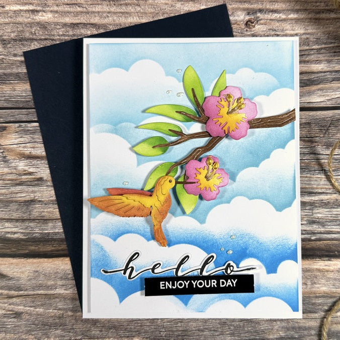 Waffle Flower Hibiscus Branch Dies 422198 hello 1