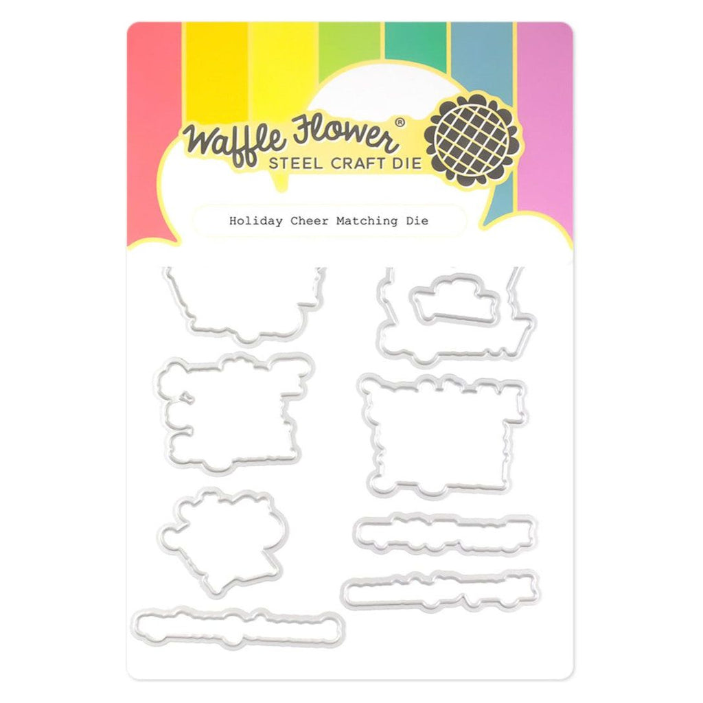 Waffle Flower Holiday Cheer Matching Dies 421748