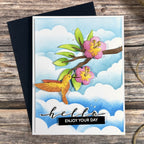 Waffle Flower Hummingbirds Dies 422202 hello