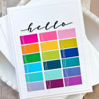 Waffle Flower Ink Swatch 1 x 0.5 Die 422188 colors