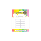 Waffle Flower Ink Swatch 1 x 0.5 Die and Stencil Set image 1