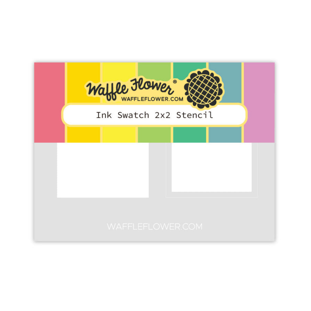 Waffle Flower Ink Swatch 2 x 2 Stencil 422185